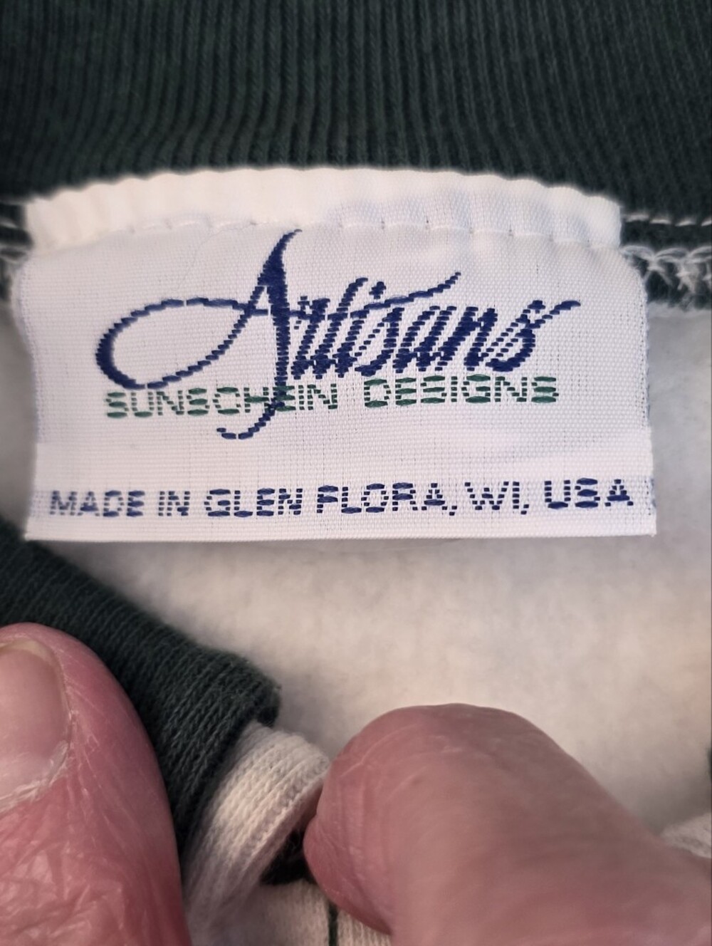 Artisans Southern Designs Pine Tree Pinecone Cardigan Sweatshirt Jacket Large - Picture 10 of 16